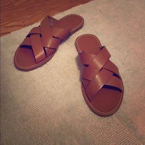 Madewell English Saddle Slide Sandal
